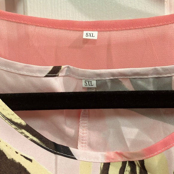 NWOT Women's Floral Print Round Neck Tank Dress&Sheer Coat 2-Piece Sz 5X (22/24) - Picture 6 of 11